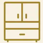 Custom cabinetry for bathroom icon